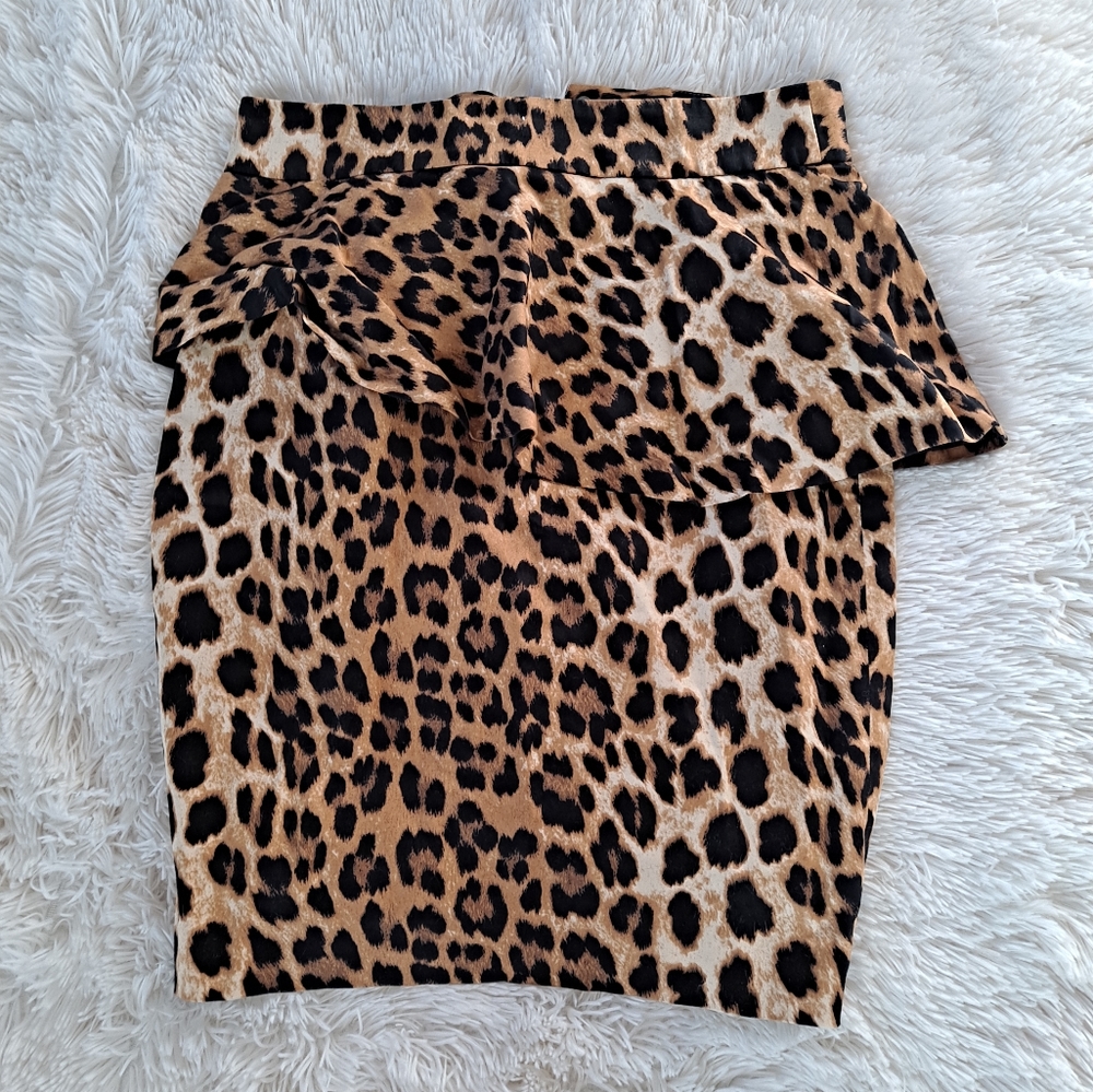 Zara Woman Leopard Skirt
